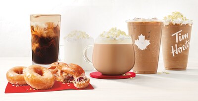 New year, new at Tims: Tim Hortons launches a lineup of White Chocolate Pistachio beverages, plus the popular Blueberry Fritter is back along with the Lemon Cake Donut